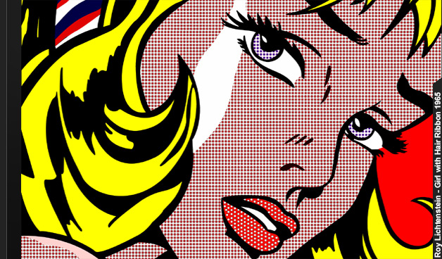 Roy Lichtenstein - Girl Whit Ribbon, 1965